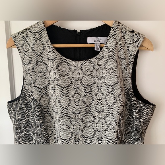 Badgley Mischka Belle snakeskin A-Line dress US 14 - Picture 6 of 6